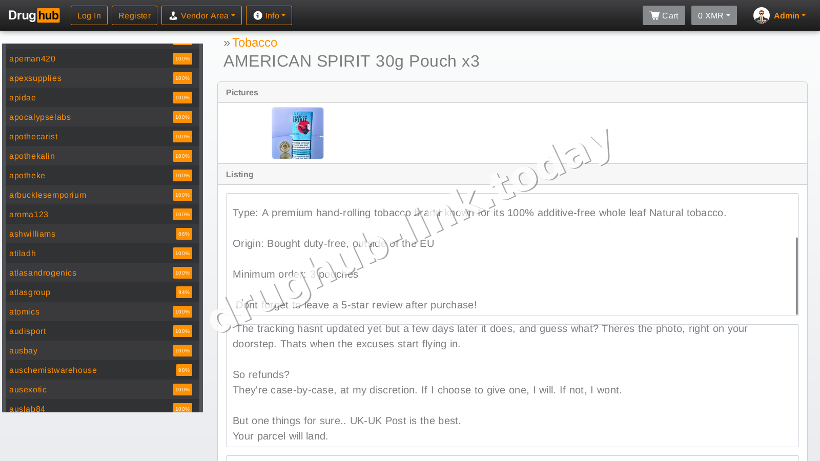 DrugHub Link interface — view 3